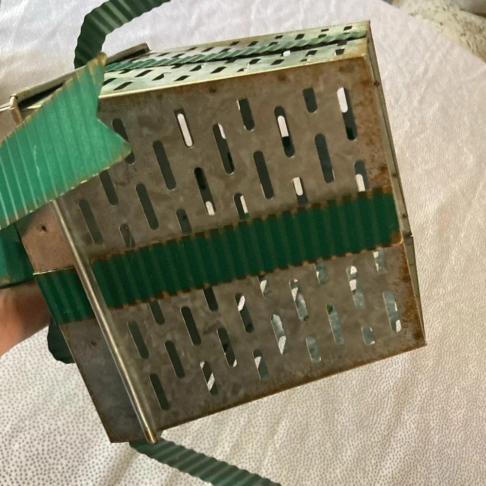 Ashland Christmas holiday spice tabletop decor iron new silver green